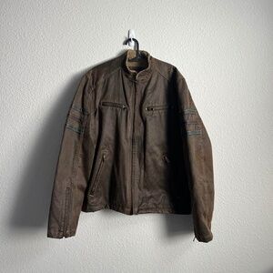 Rogue men’s leather jacket size medium #vintage